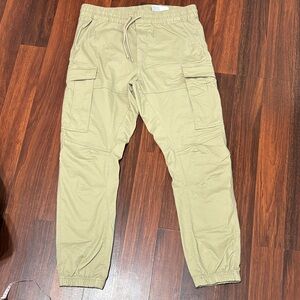 H&M Light Tan Cargo Pants for Men